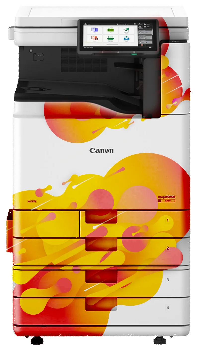 Canon imageFORCE C3150 festék dizájnnal fóliázva