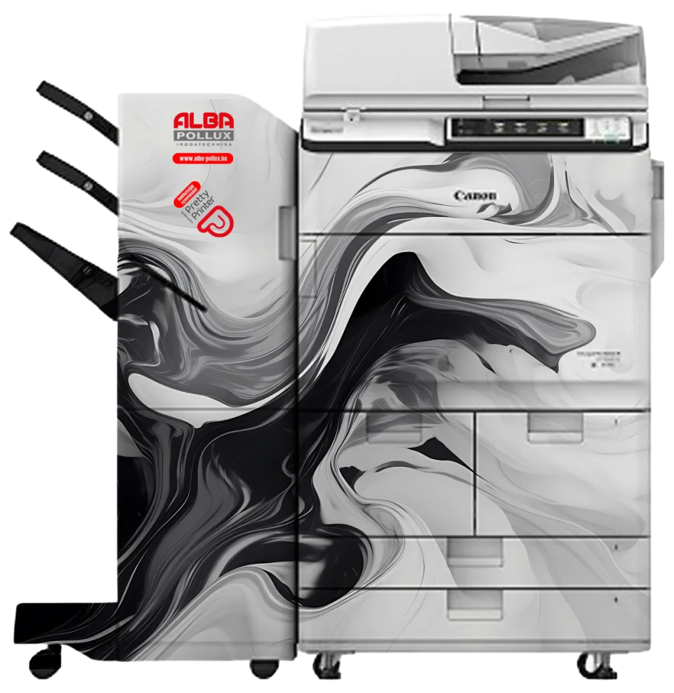 Canon imageRUNNER ADVANCE 6555i márvány dizájnnal fóliázva